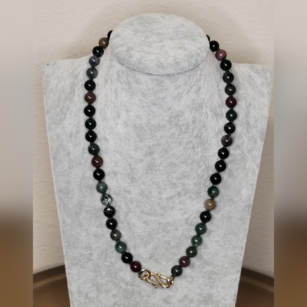 Beautiful Indian Agate Necklace - Picture 3 of 4